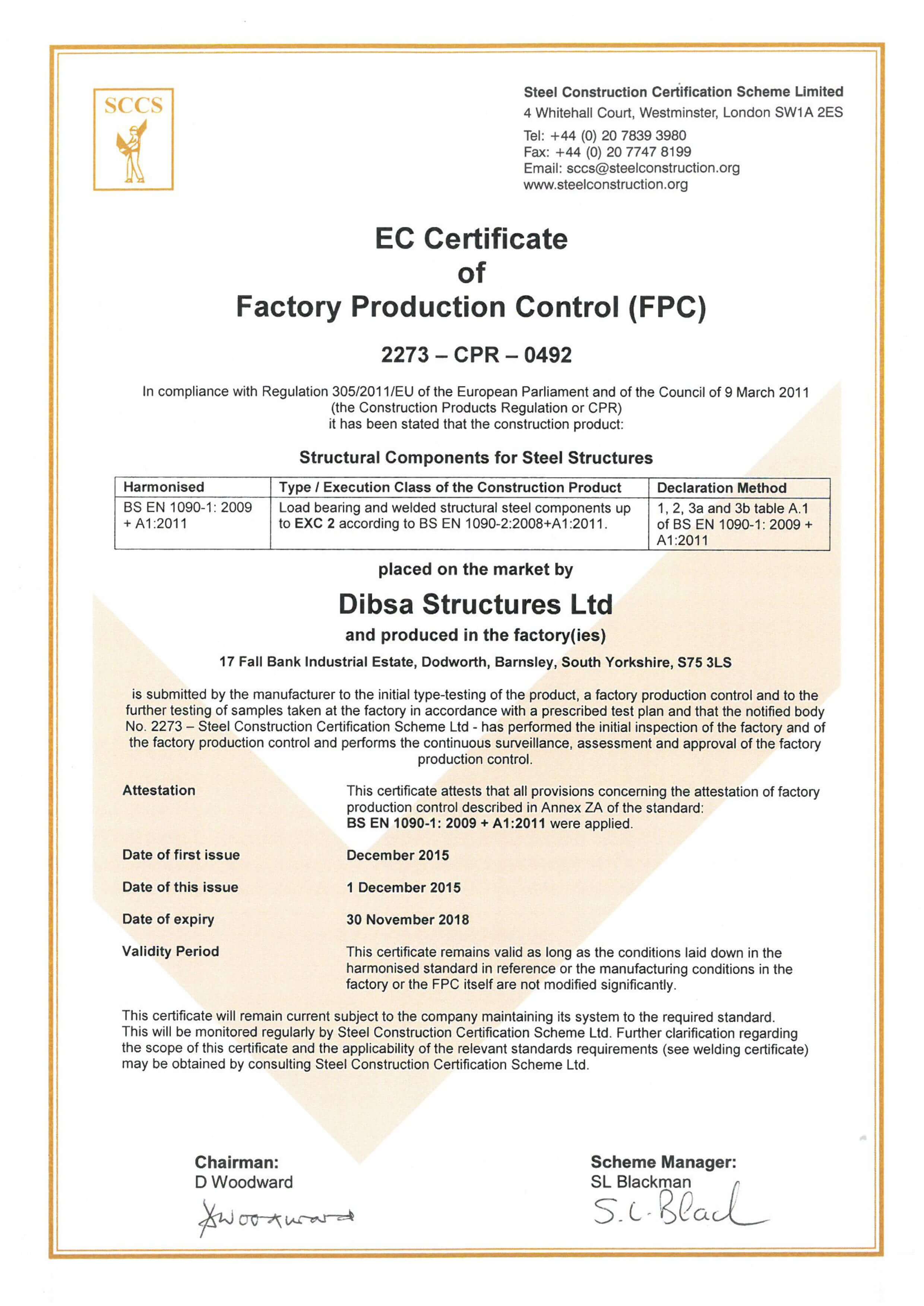 CE Certificate